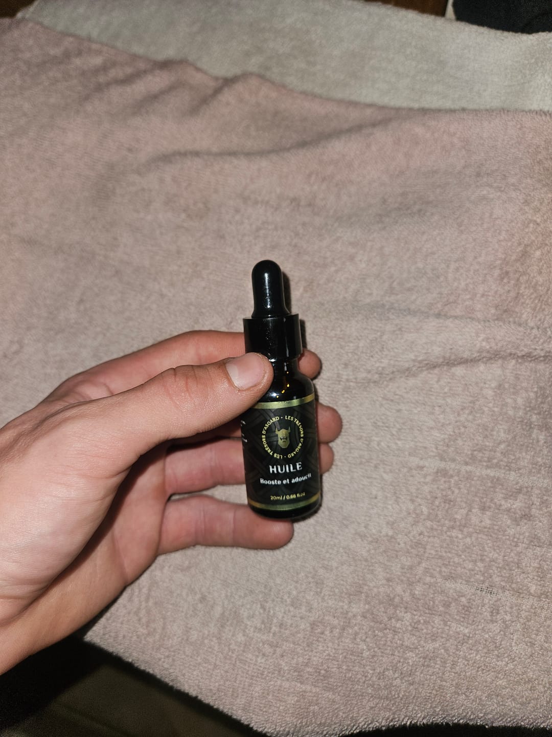 Customer photo review of Huile Soin barbe d'Asgard | Nutrition Intense et Brillance Naturelle