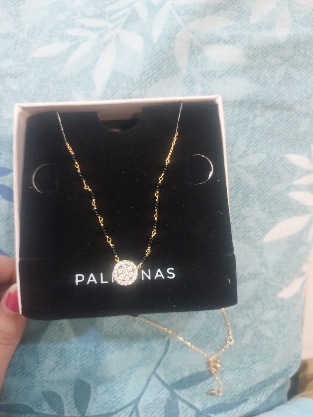 Customer photo review of Ekansha Diamond Mangalsutra | BIS Hallmarked | 18k Gold Vermeil