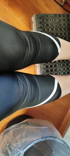 Customer photo review of Legging Court Femme Taille Haute Gainant