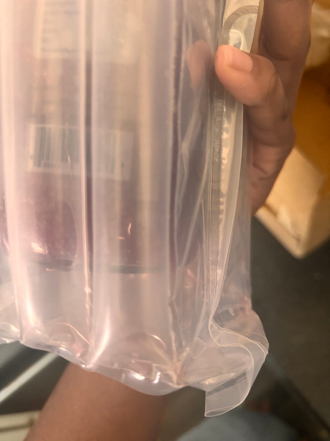 Customer photo review of Seamoss Gel Bundle - Purple & Gold (720ml each)