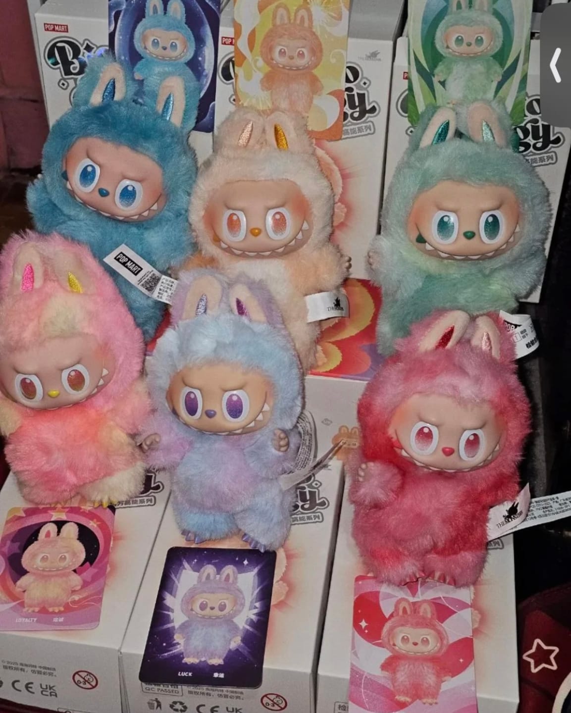 Customer photo review of Labubu Big into Energy/Exciting Macaroon/Have a Seat Blind Box