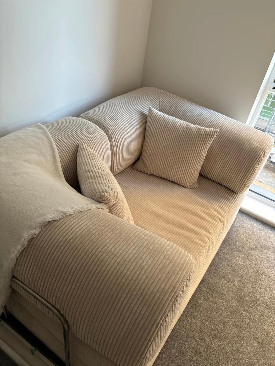 Customer photo review of Nova Sofa Bed-Eggshell