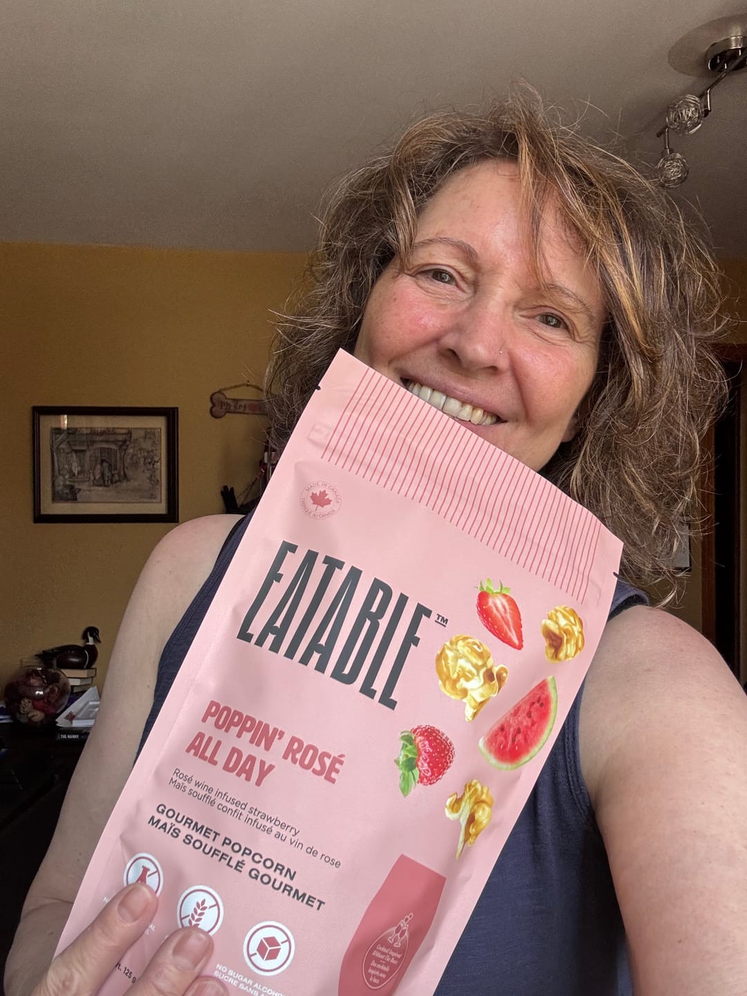 Customer photo review of Poppin' Rosé All Day (125g) - Wine Infused Caramel Popcorn