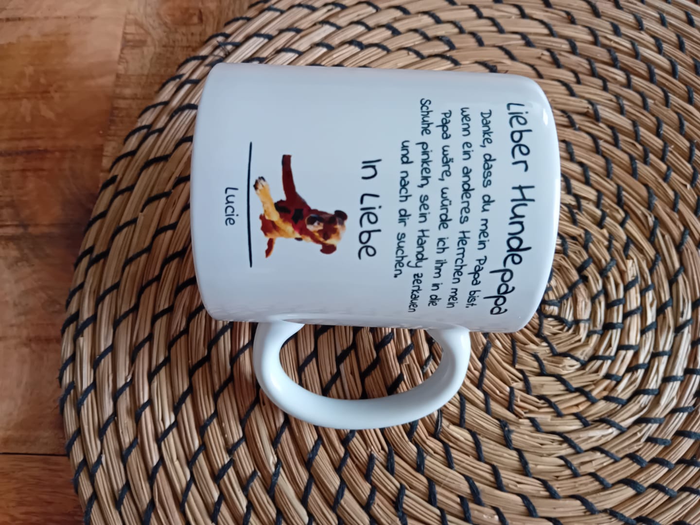 Customer photo review of Lieber Hundepapa - Individuelle Tasse