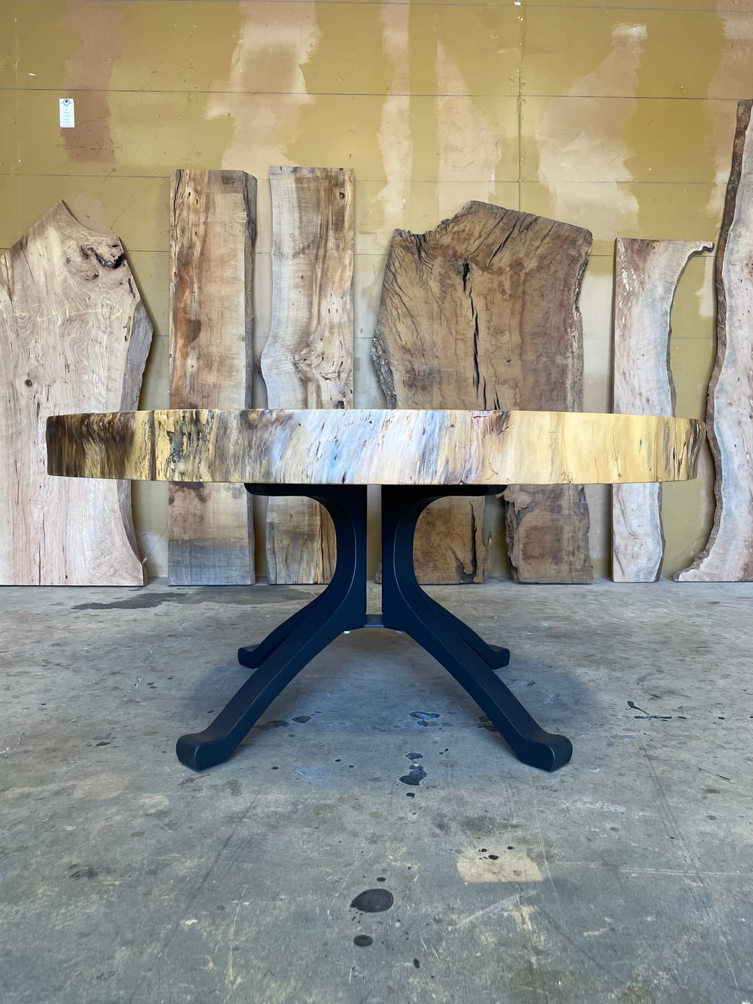 Customer photo review of Coffee Table Base 228 Wishbone 16H Metal Furniture for Round Table Top