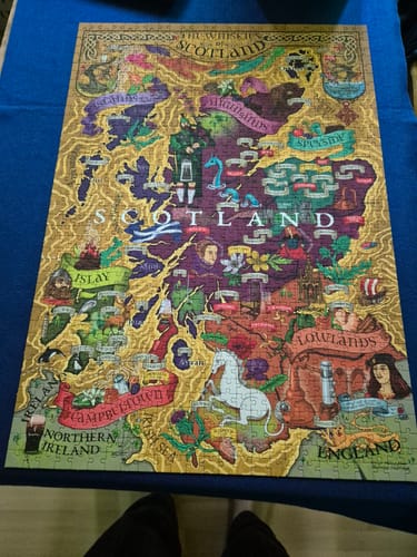 Customer photo review of Whisky Puzzle - Scotland