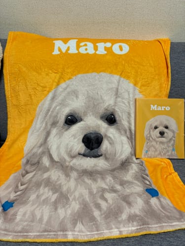 Customer photo review of Petcanva©オーダーメイド ペット似顔絵