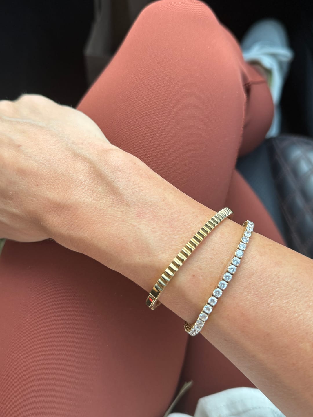 Customer photo review of Mini Pleat Bangle