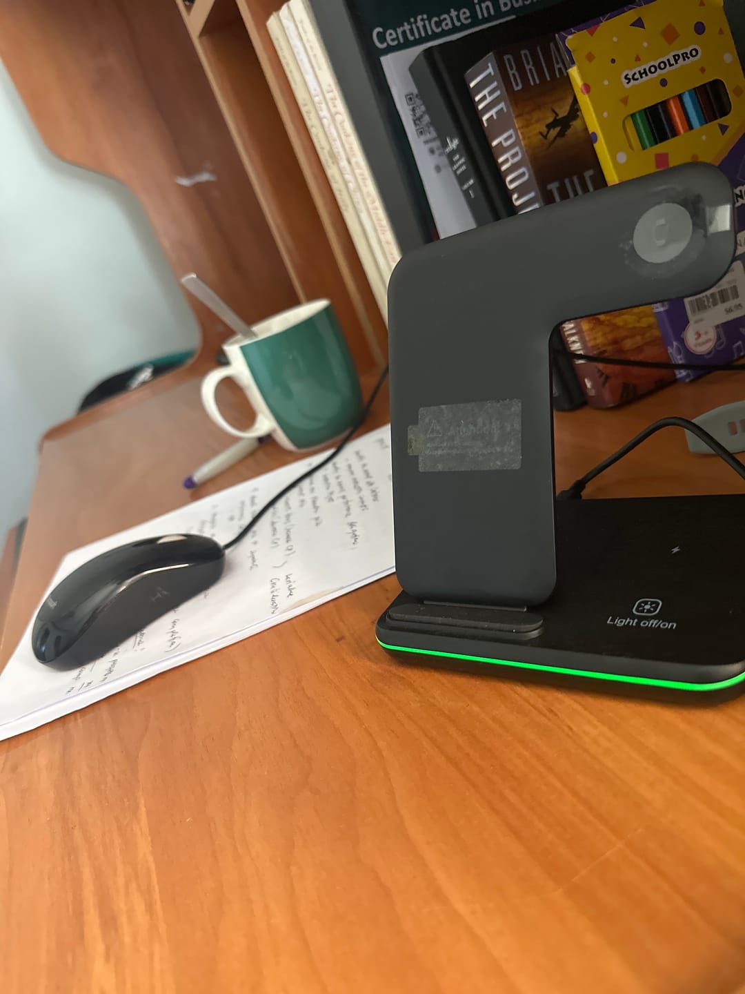 Customer photo review of 3 in 1 Wireless Charger Stand Dock for Apple iPhone iWatch Airpods