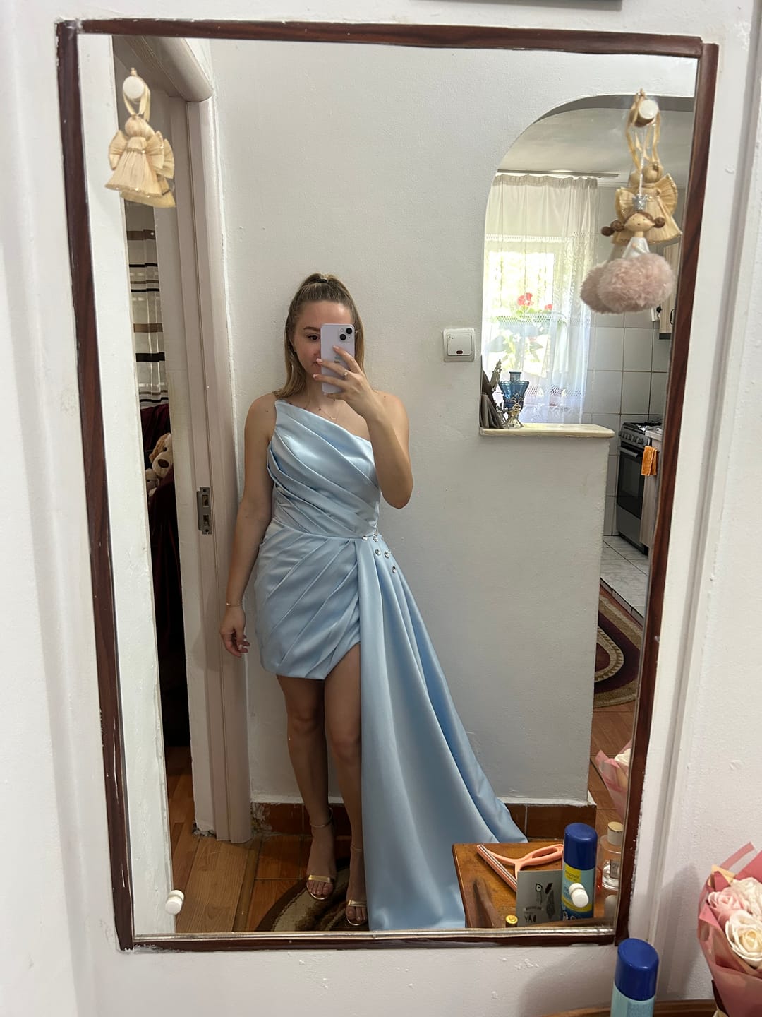 Customer photo review of Tafta Elastica Premium Baby Blue