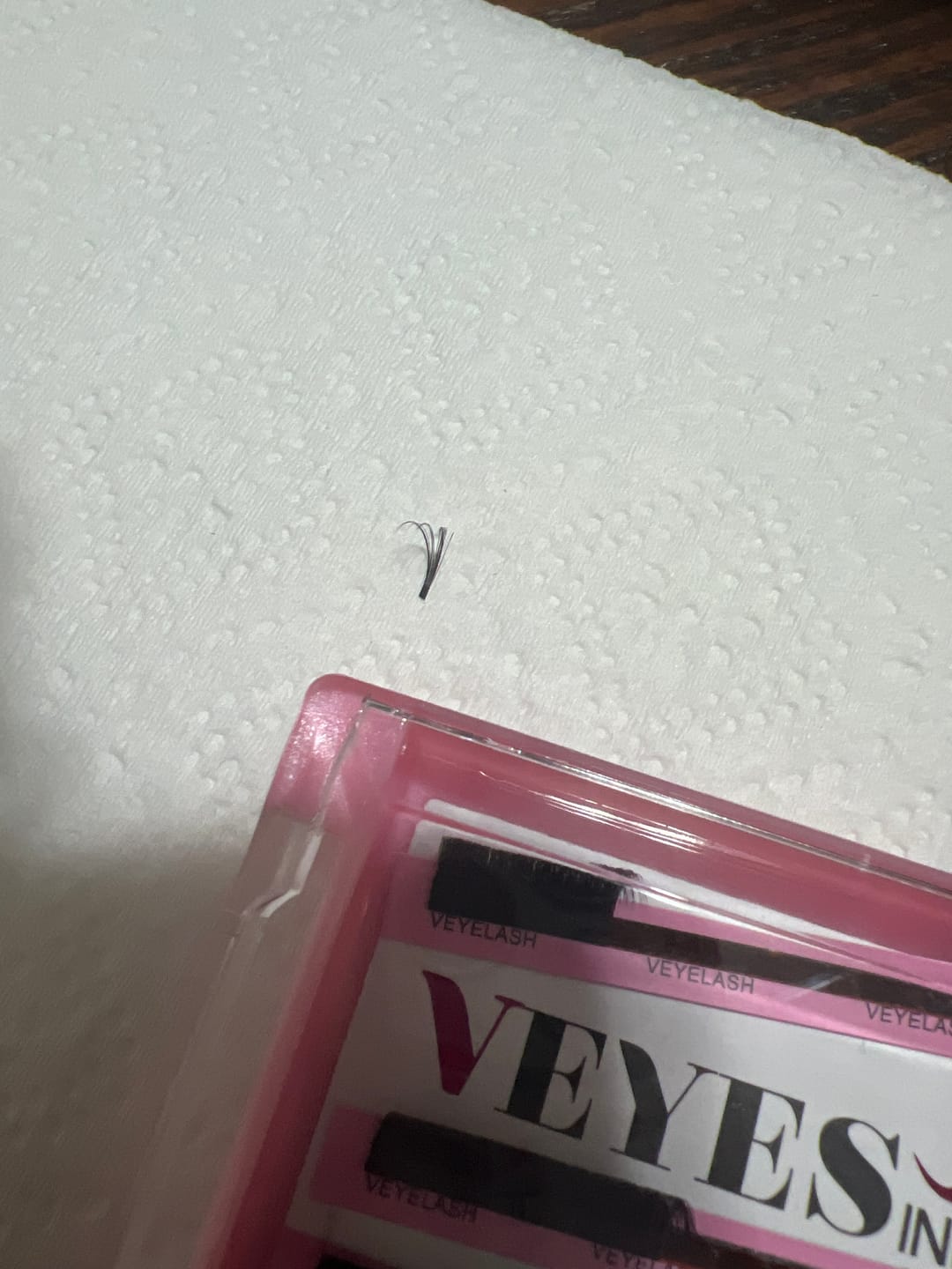 Customer photo review of Self Fanning Lash