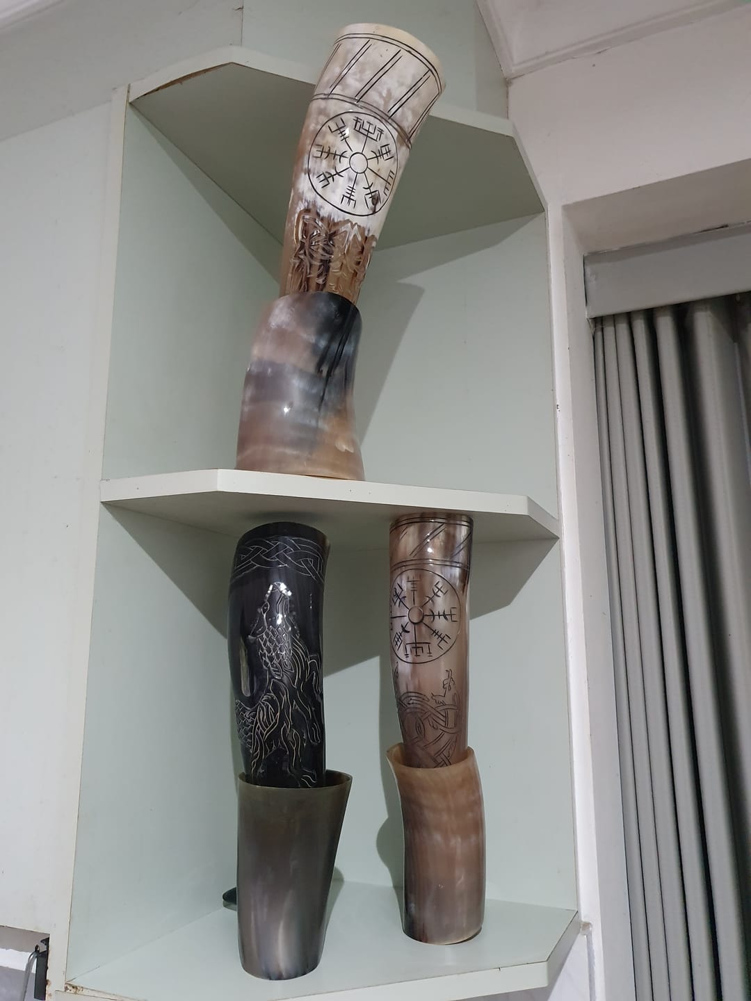 Customer photo review of Serpent's Fury Drinking Horn