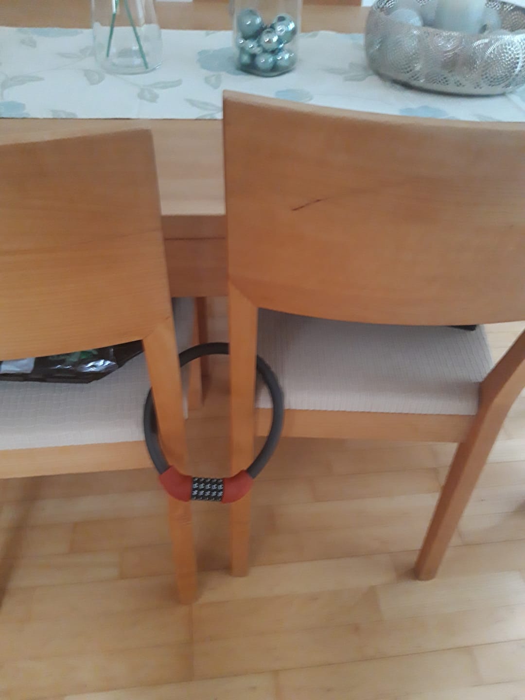 Customer photo review of Vakole Bike Lock Steel Five-digit Code Anti-theft 1.72CM Bold Cable Password Lock