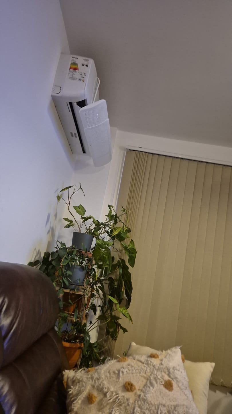 Customer photo review of Deflector Disperser para Aire Acondicionado Milhome