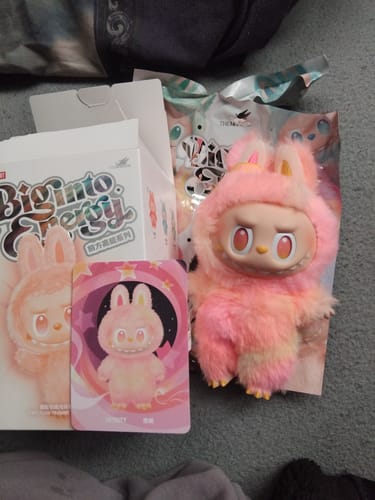 Customer photo review of Pop Mart Labubu The Monsters Big into Energy Series Vinyl Plush Pendant Single Blind Box