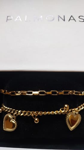 Customer photo review of Hearts All Over Bracelet