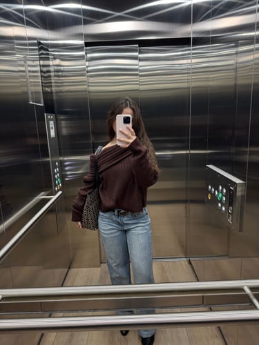 Customer photo review of SWEATER LINA CHOCOLATE (PREVENTA)