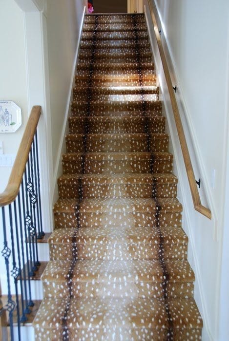 Customer photo review of Cape Town Antelope Stair Runner / Broadloom