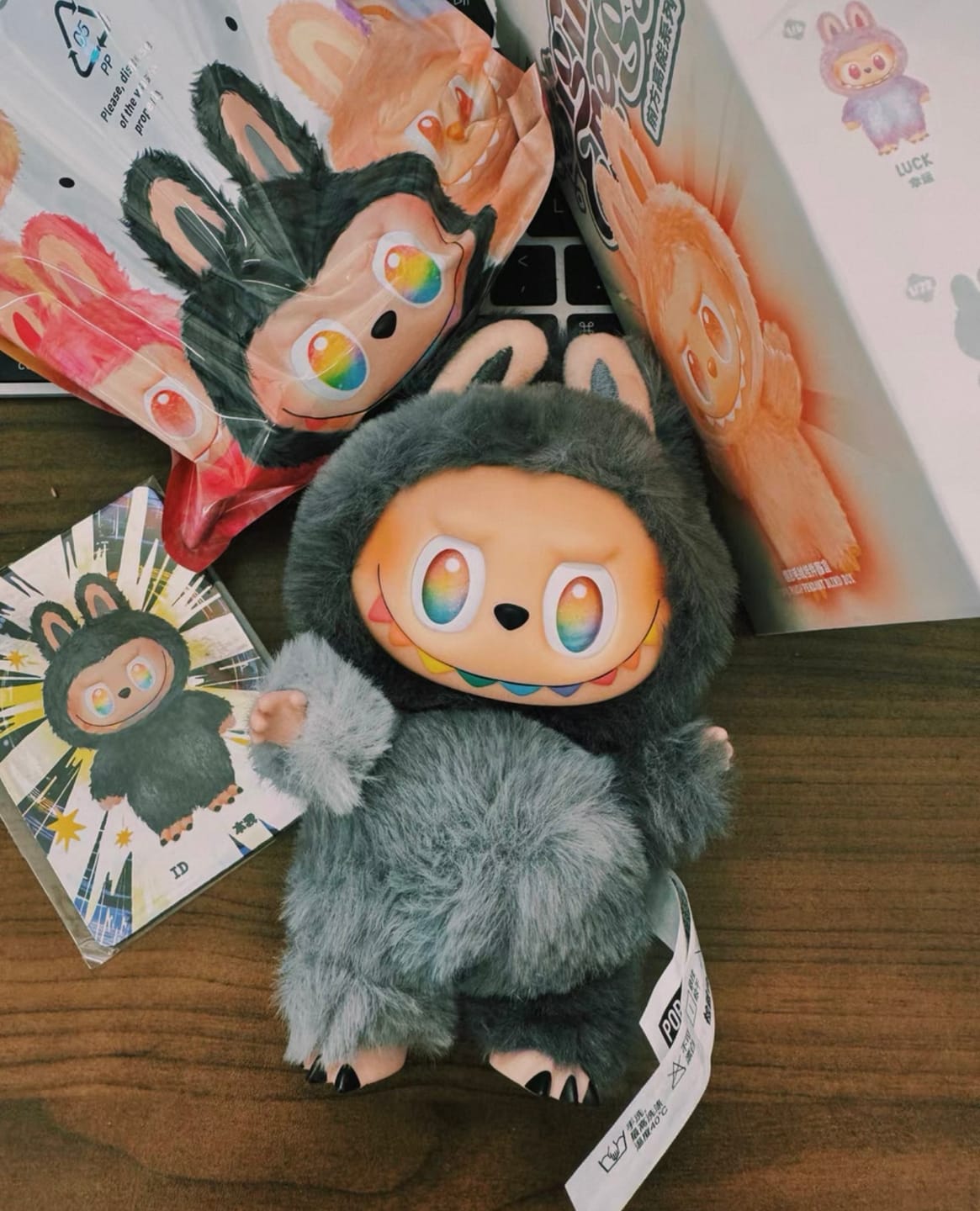 Customer photo review of Labubu Big into Energy/Exciting Macaroon/Have a Seat Blind Box