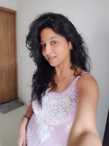 Customer photo review of Mirha Dusty Lavender Sleeveless Rayon Kurta