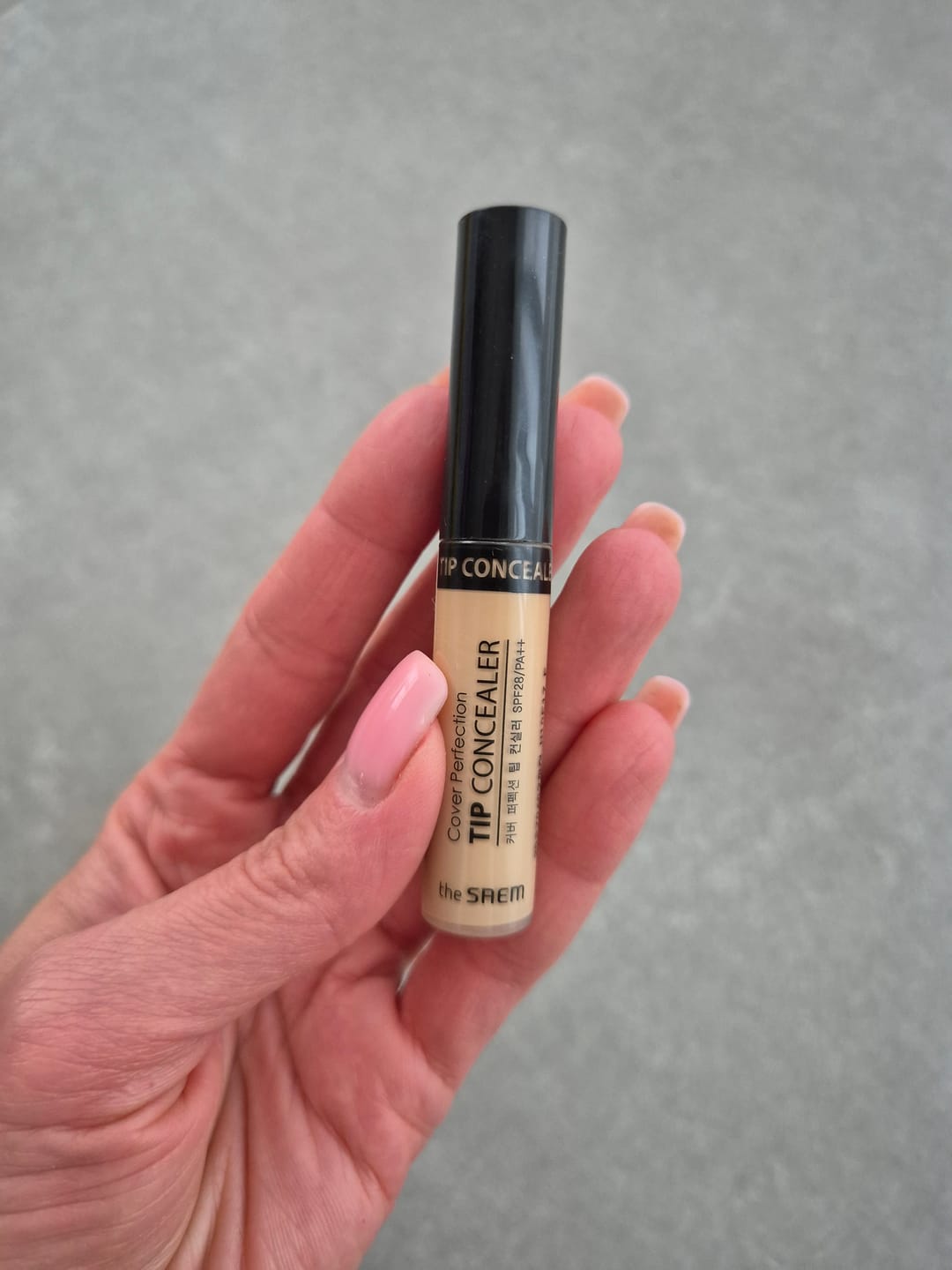 Customer photo review of Šķidrais korektors The Saem Cover Perfection Tip Concealer