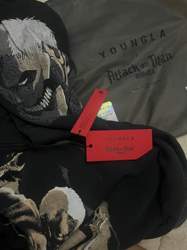 Customer photo review of AOT© x YLA PULLOVER HOODIES #5129