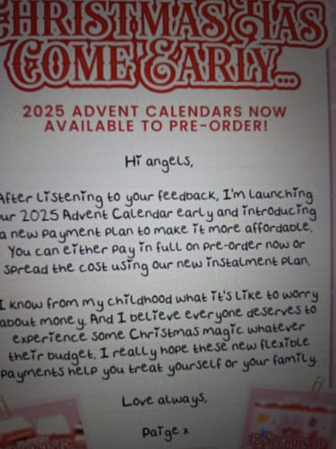 Customer photo review of Cruising Home For Christmas Advent Calendar 2025