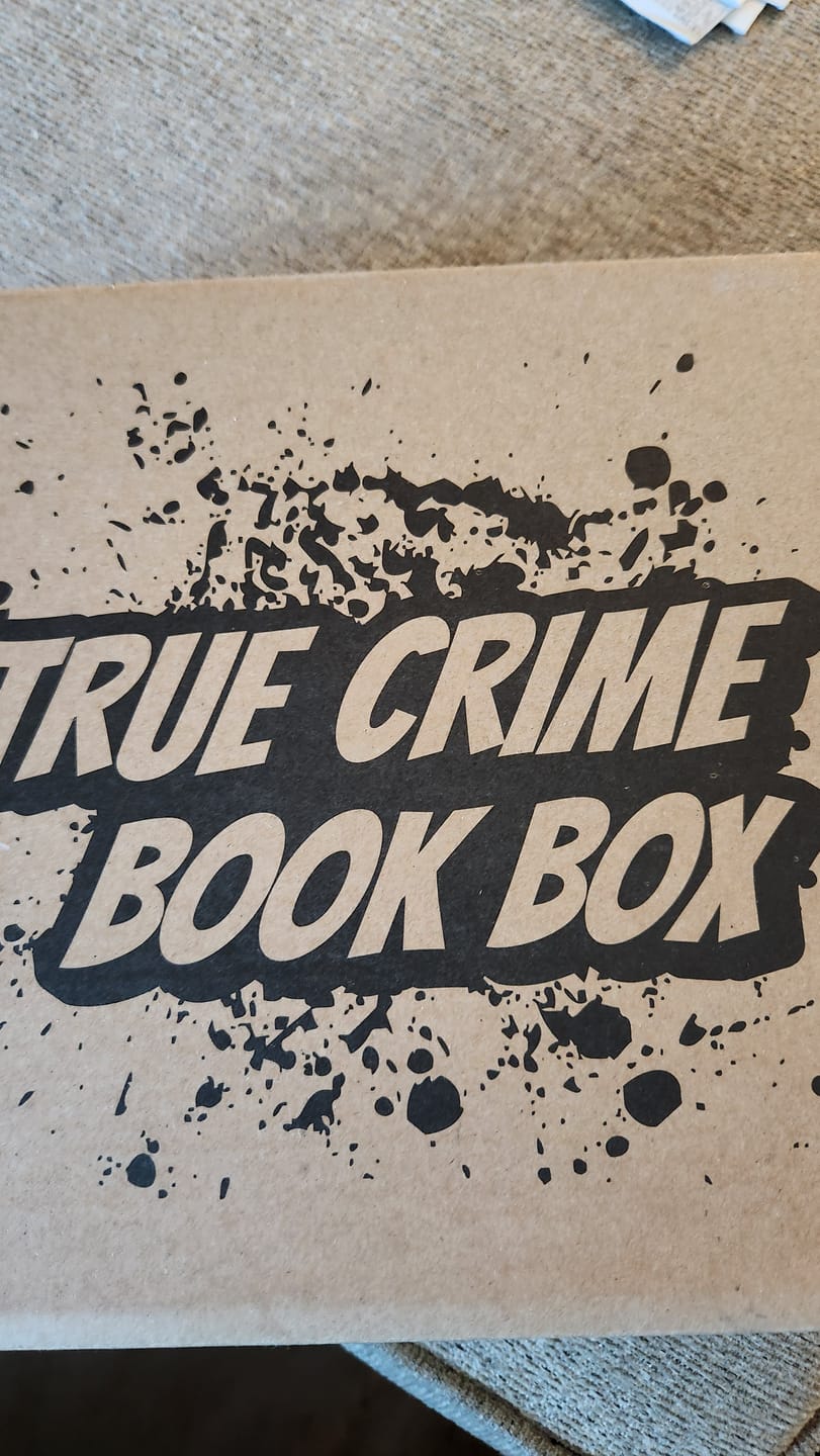 Customer photo review of Bi-monthly True Crime Book Box