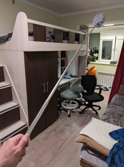 Customer photo review of Magicwipe™ Extendable Duster with 3 Heads
