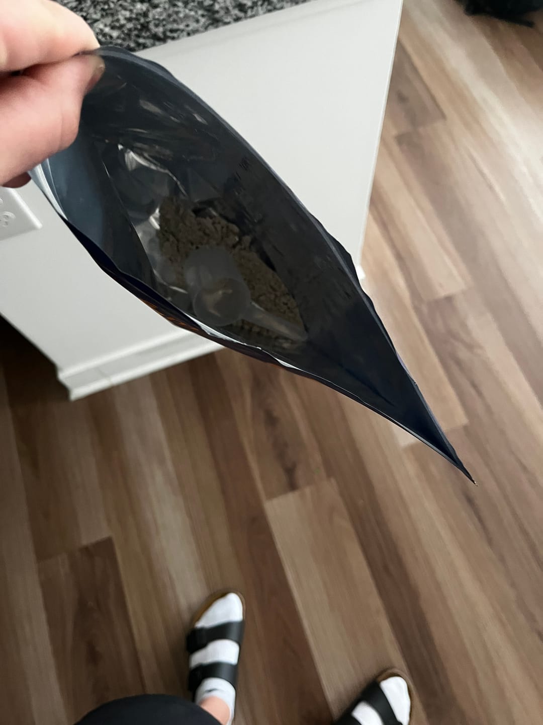 Customer photo review of Cookies and Cream Whey Isolate