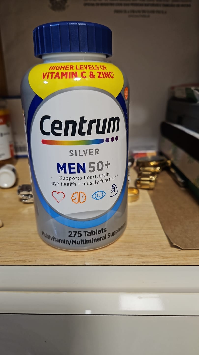 Customer photo review of Centrum Silver - Multivitamina para Homens acima de 50 anos (275 Caps)