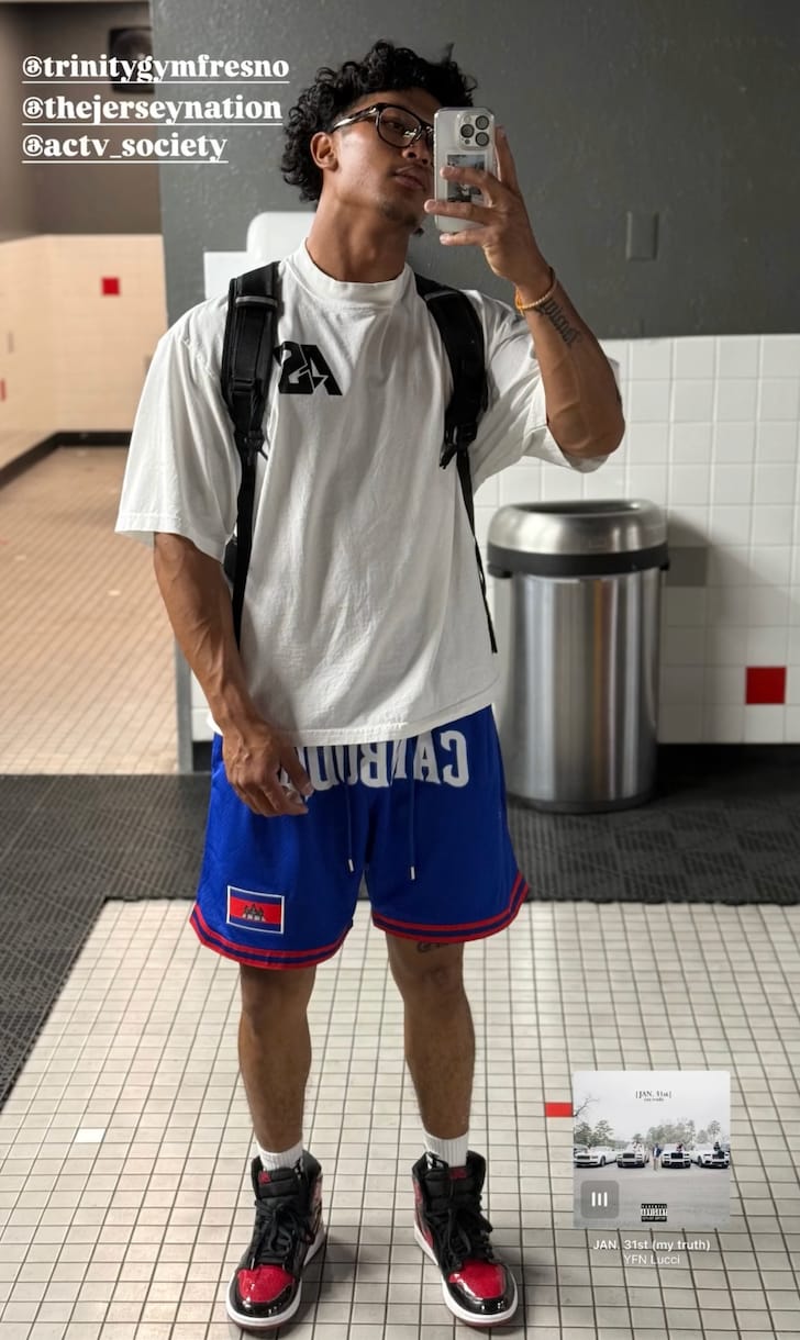 Customer photo review of Cambodia Basketball Shorts