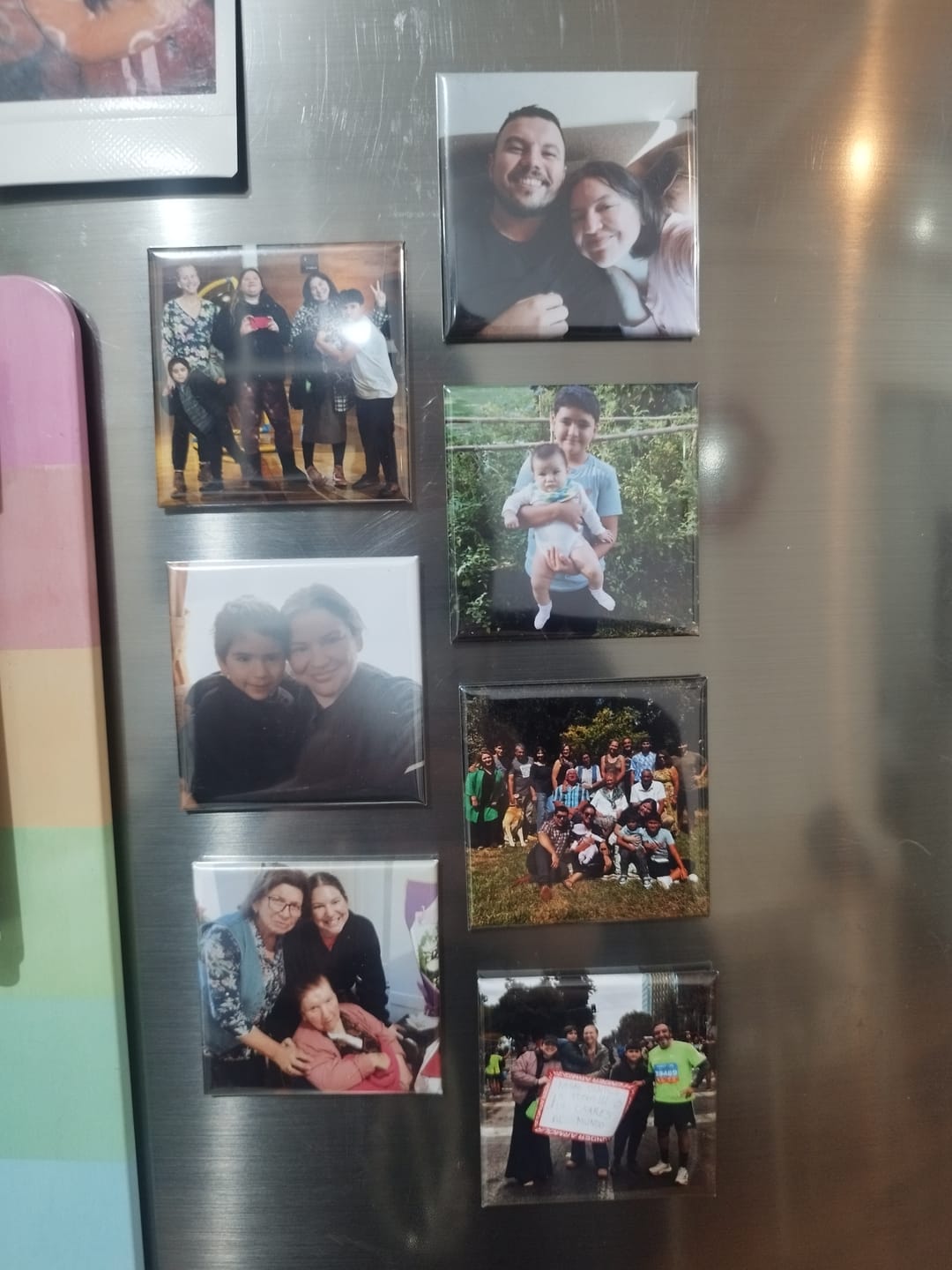 Customer photo review of Pack 12 Imanes personalizados Cuadrados