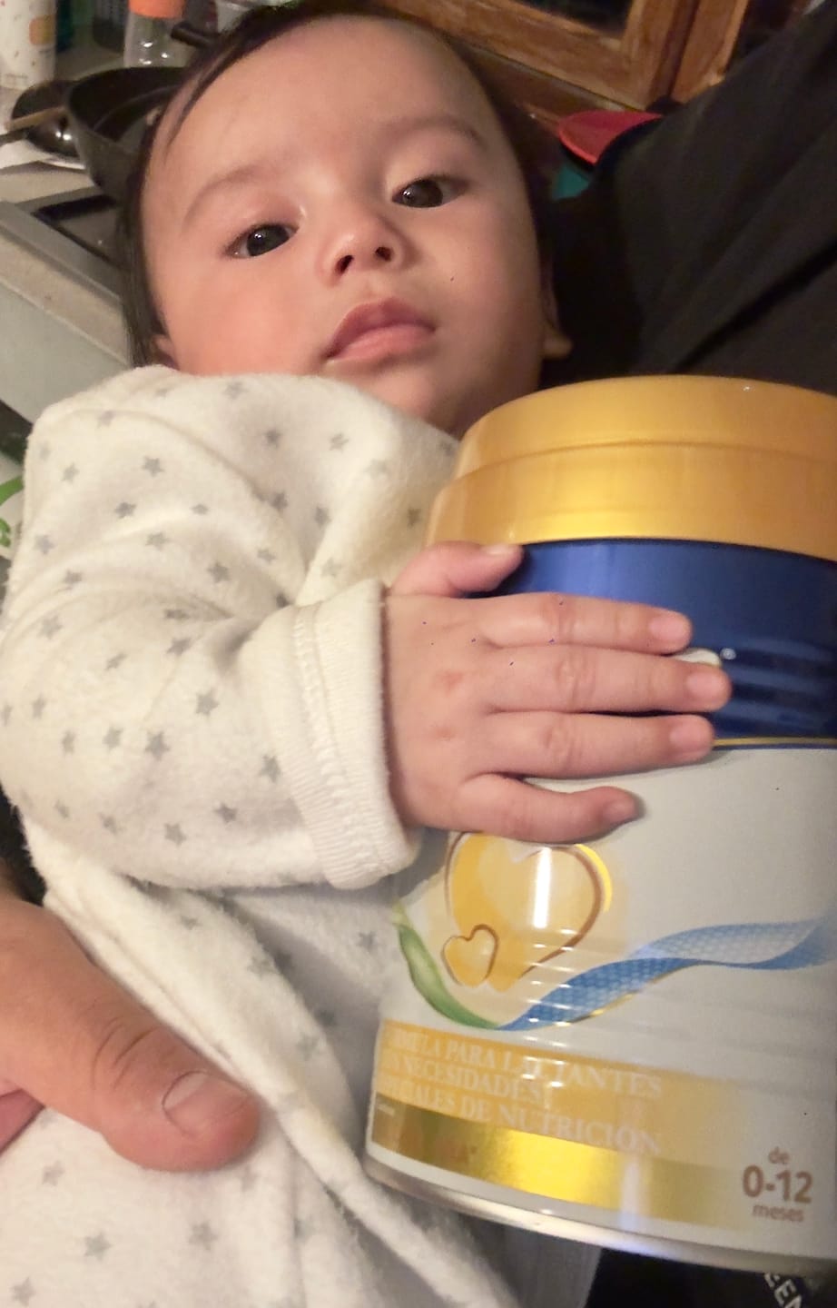 Customer photo review of Frisolac Gold Sin Lactosa (0 A 12 Meses) Pack C/ 800 Gr