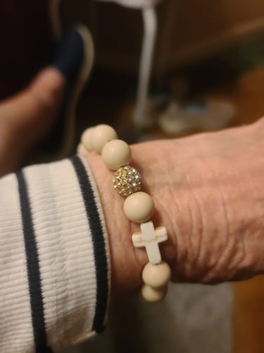 Customer photo review of ' Thou Art with Me ' - White Fossil