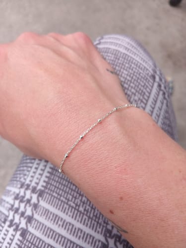 Customer photo review of Permanent jewelry gold filled
