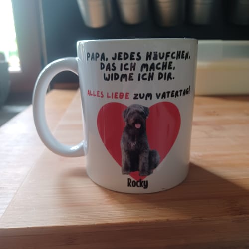 Customer photo review of Glückwunsch zum Vatertag - Individuelle Tasse
