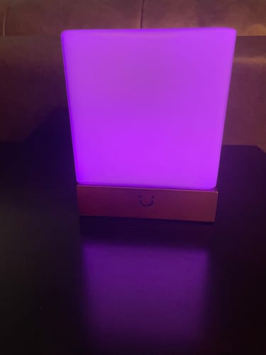Verified customer photo review of Modern Cube Lamp