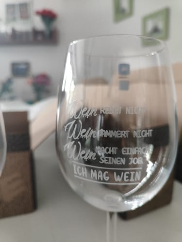 Kundenbewertung mit Foto zu Leonardo Weinglas Mystery Box - 6 zufällig gravierte Gläser