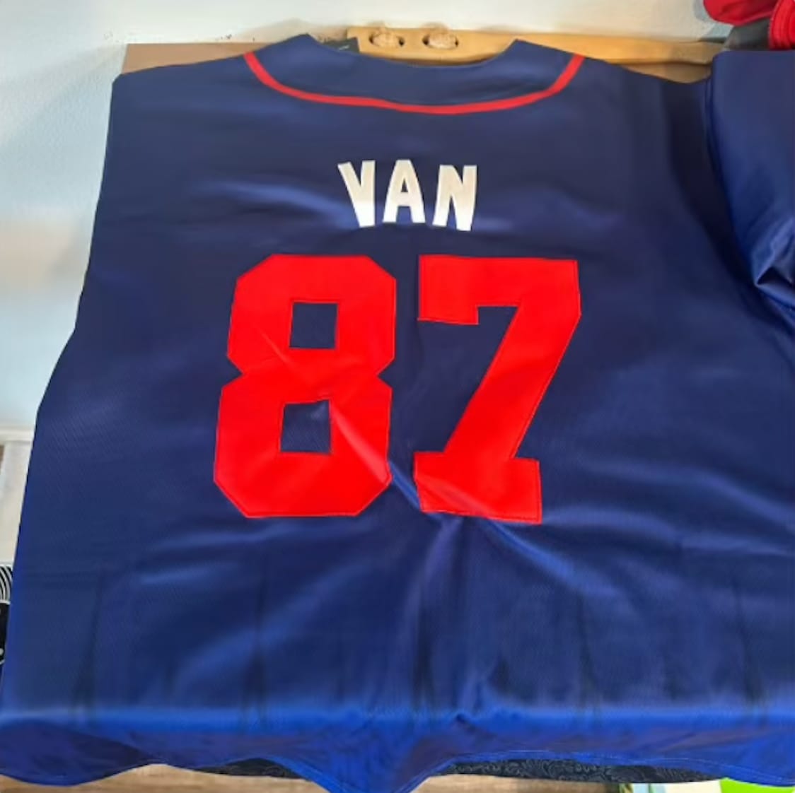 Customer photo review of Cambodia Custom Baseball Jersey