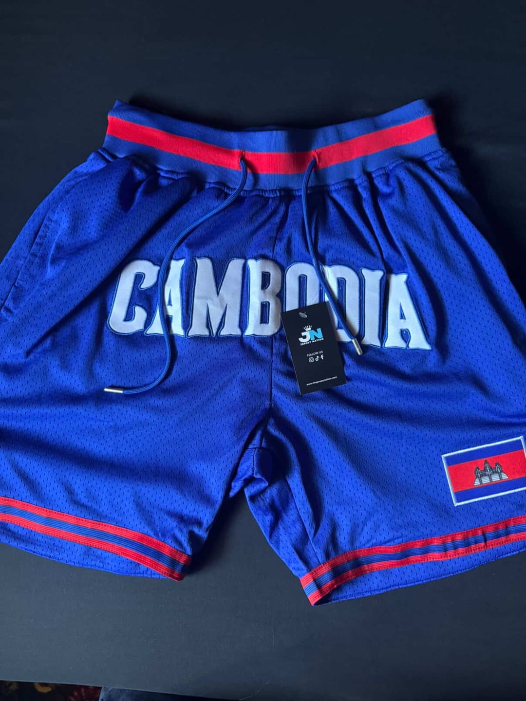 Customer photo review of Cambodia Basketball Shorts