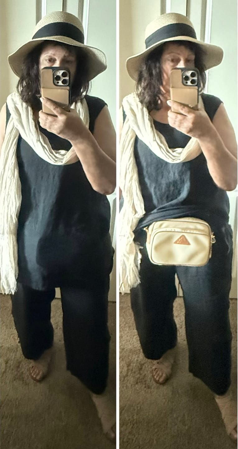 Customer photo review of Crissy Full Crossbody with Locking Clasps Strap