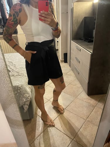 Customer photo review of Pantaloncino Fiocco morbido
