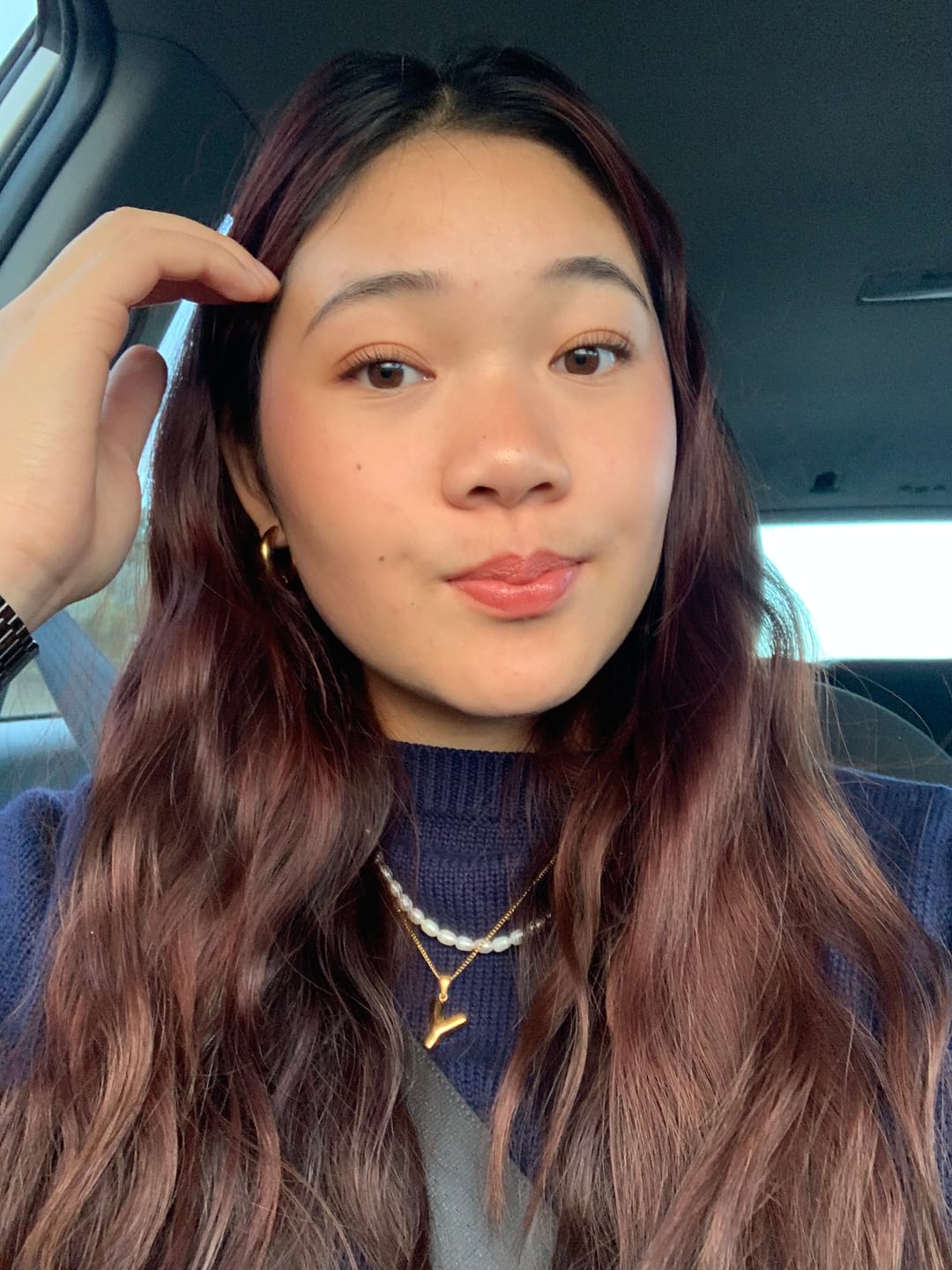 Customer photo review of Alphabet Necklace