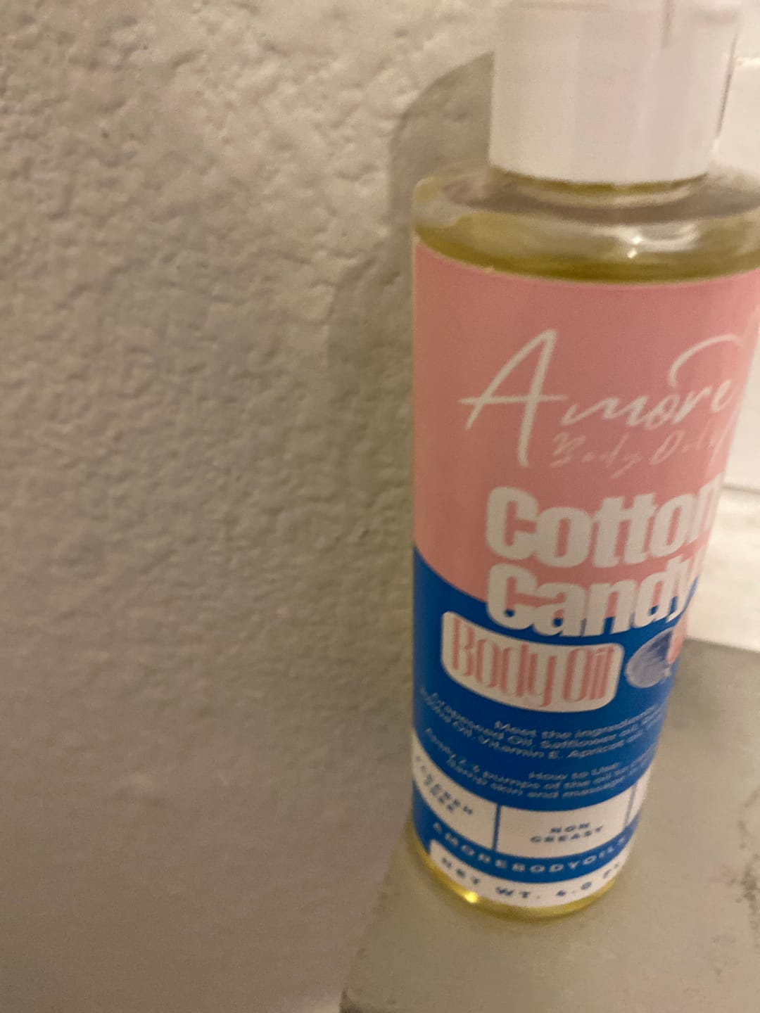 Customer photo review of Cotton Candy - Body Oil