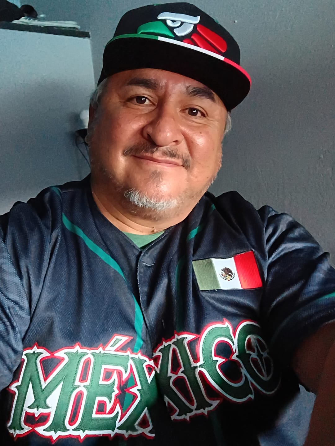 Customer photo review of Mexico Custom Baseball Jersey