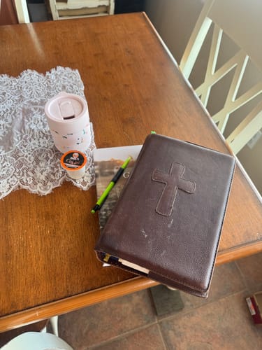 Customer photo review of Cousin T's Signature Blend Light Roast Coffee