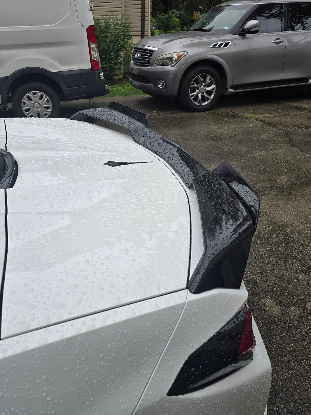 Customer photo review of Corvette C8 Z51 Rear Spoiler Add-On Wicker Extension