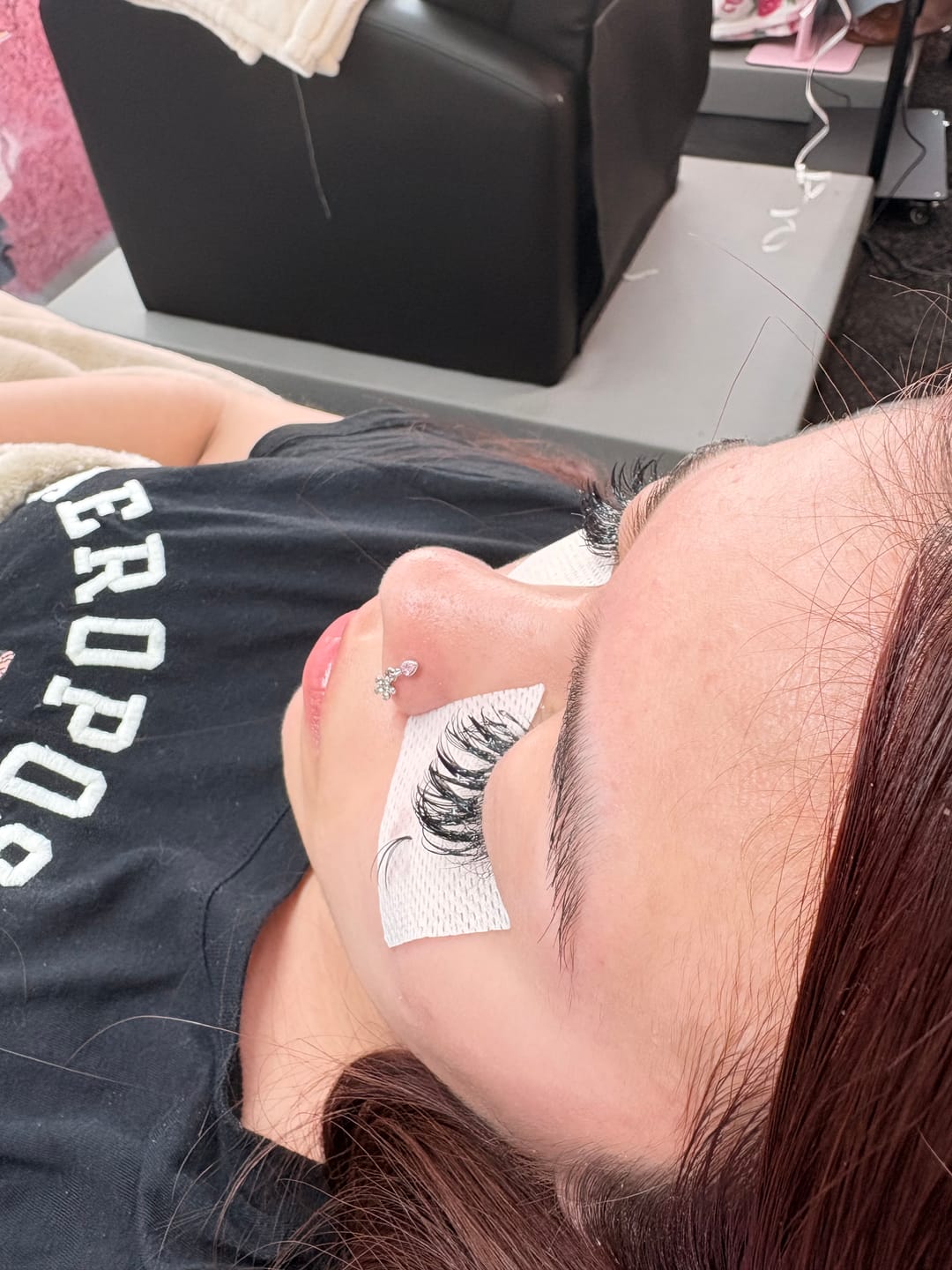Customer photo review of Lash Remover | Peach