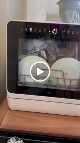 Customer video review of R09 Compact Countertop Dishwasher
